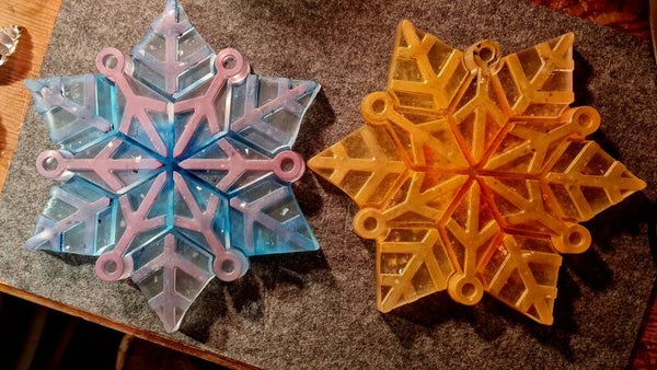 2er Set Schneeflocke