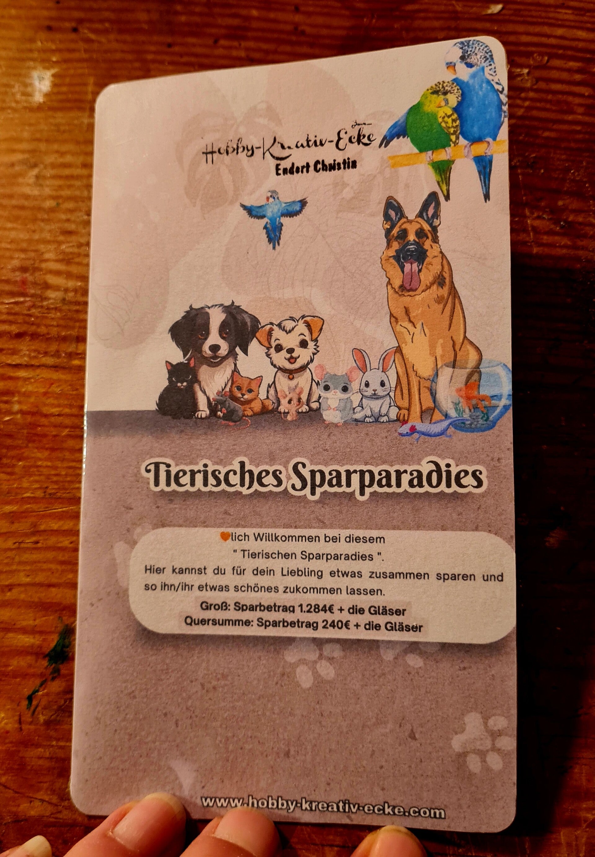 Tierisches Sparparadies ( groß )