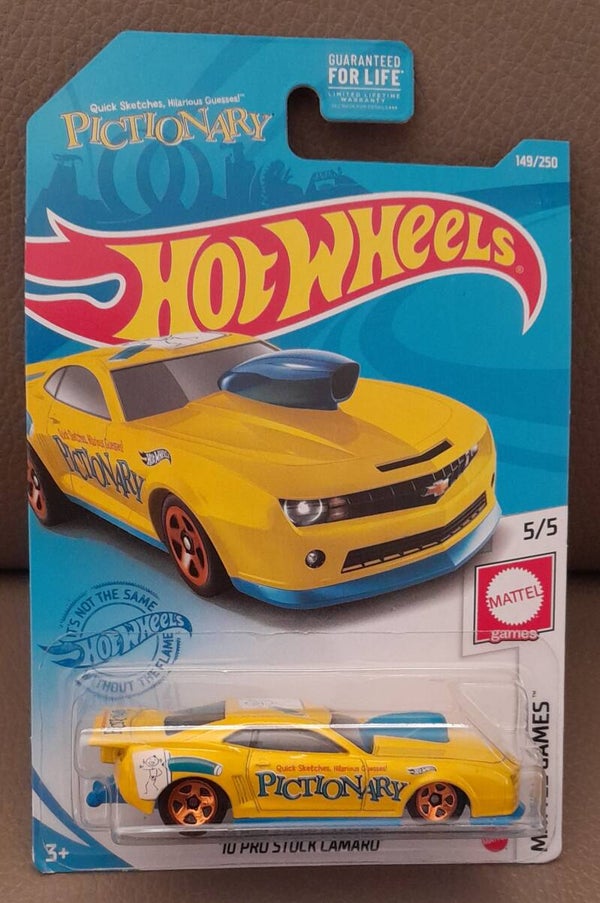 Hot Wheels Mattel Games 5/5 Type "10 Por Stock Camaro"