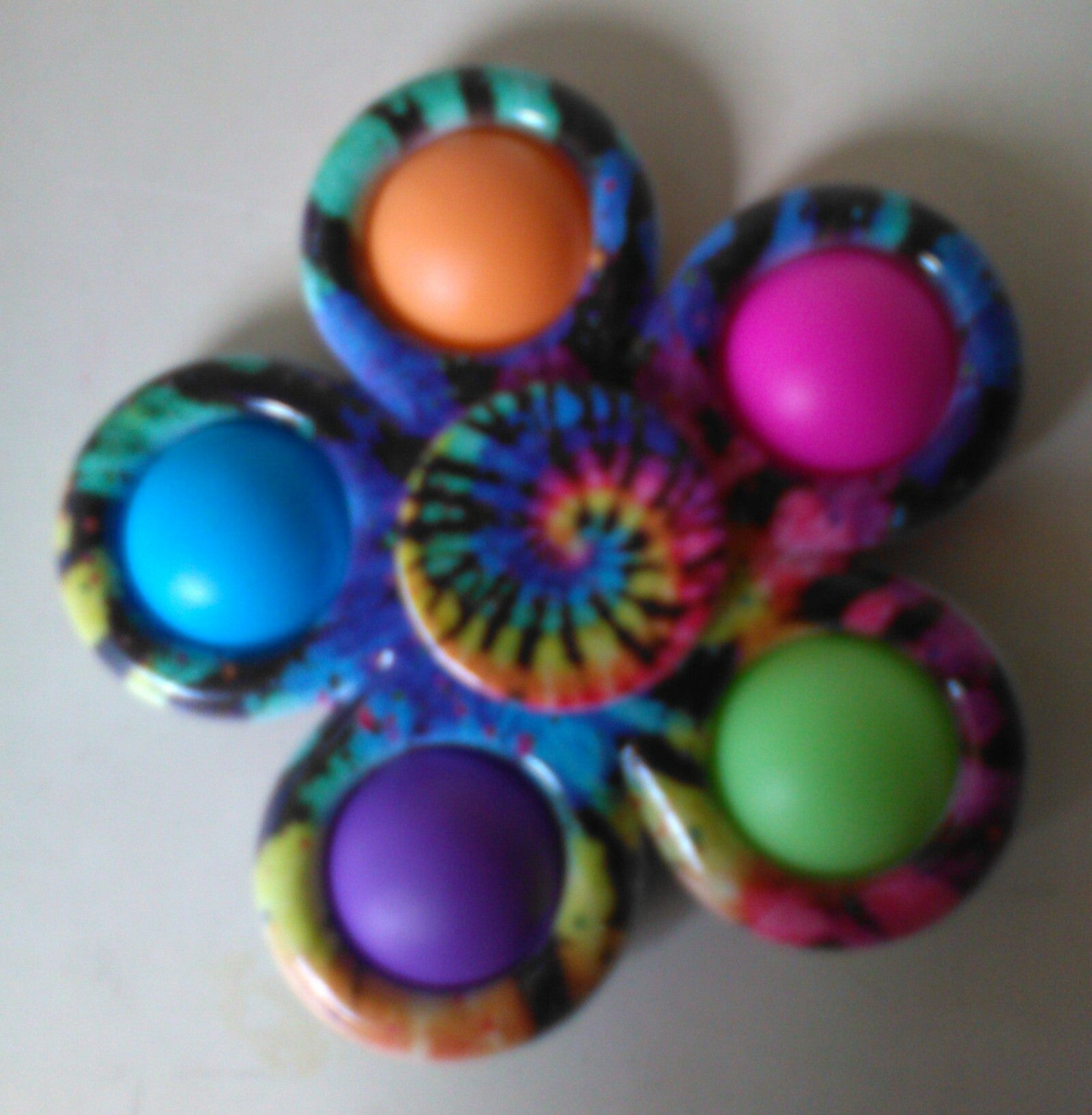 Fidget Pop It Spinner Spiraal Donker Blauw