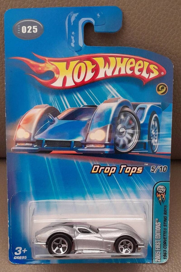 Hot Wheels 2005 Drop Tops 5/10 type 1963 Corvette Sting Ray