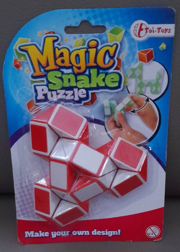 Magic Snake Puzzel Rood