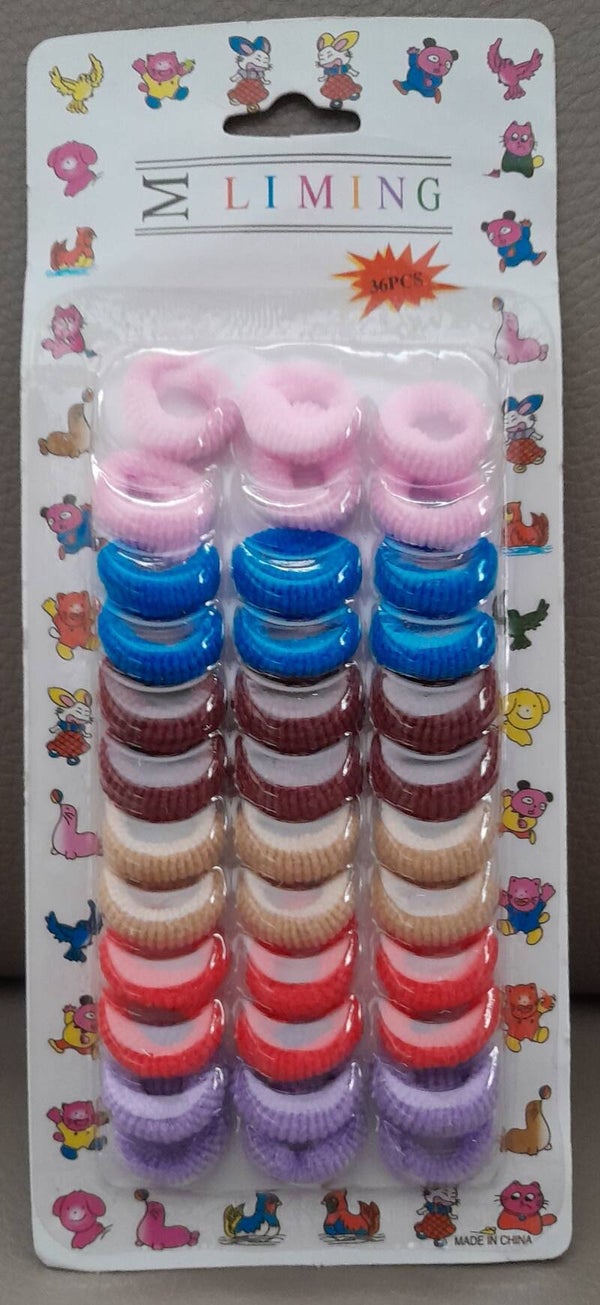 Haarelastiekjes Voor Meisjes 36 stuks