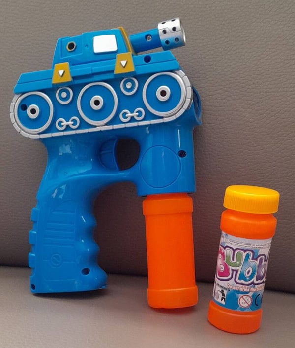 Bellenblaas Pistool Leger Auto - Blauw