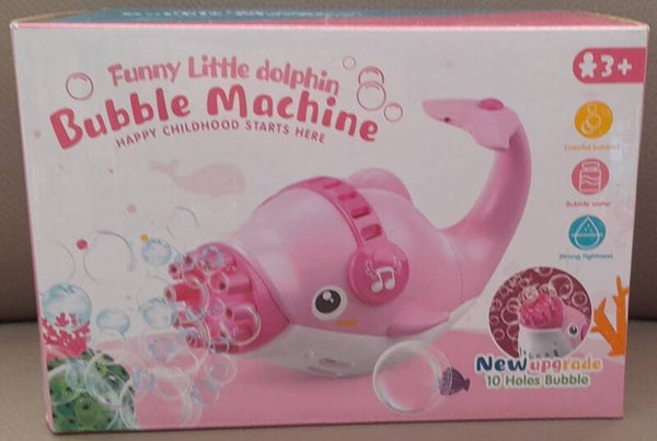 Funny Little Dolphin Bubble Machine Roze
