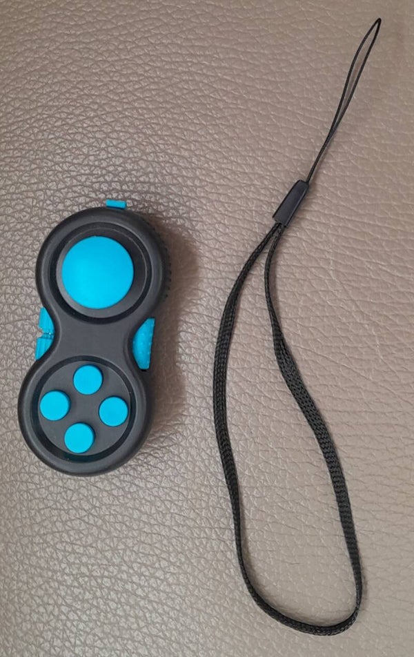 Fidget Speelgoed Tegen Stress - Educatief Speelgoed - Zwart/Blauw