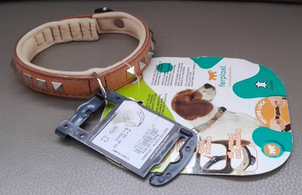Ferplast Halsband Hond Met Spijkers Oranje 40 - 44 Cm