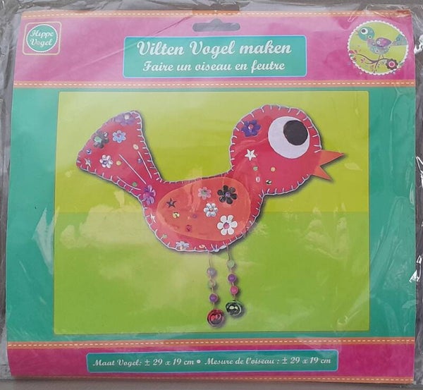 Vogel Om zelf Te Maken - Rood