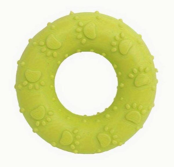 Honden Bijtring Geel 7 Cm