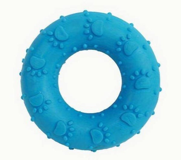 Honden Bijtring Blauw 7 Cm
