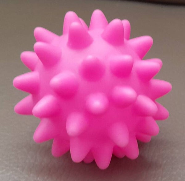 Honden Speelgoed Stekelbal Met Geluid Roze 6,50 Cm