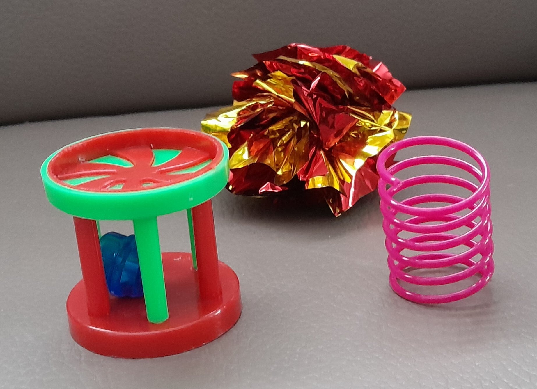 Katten Speelgoed Trommel - Spring Veer - Bal