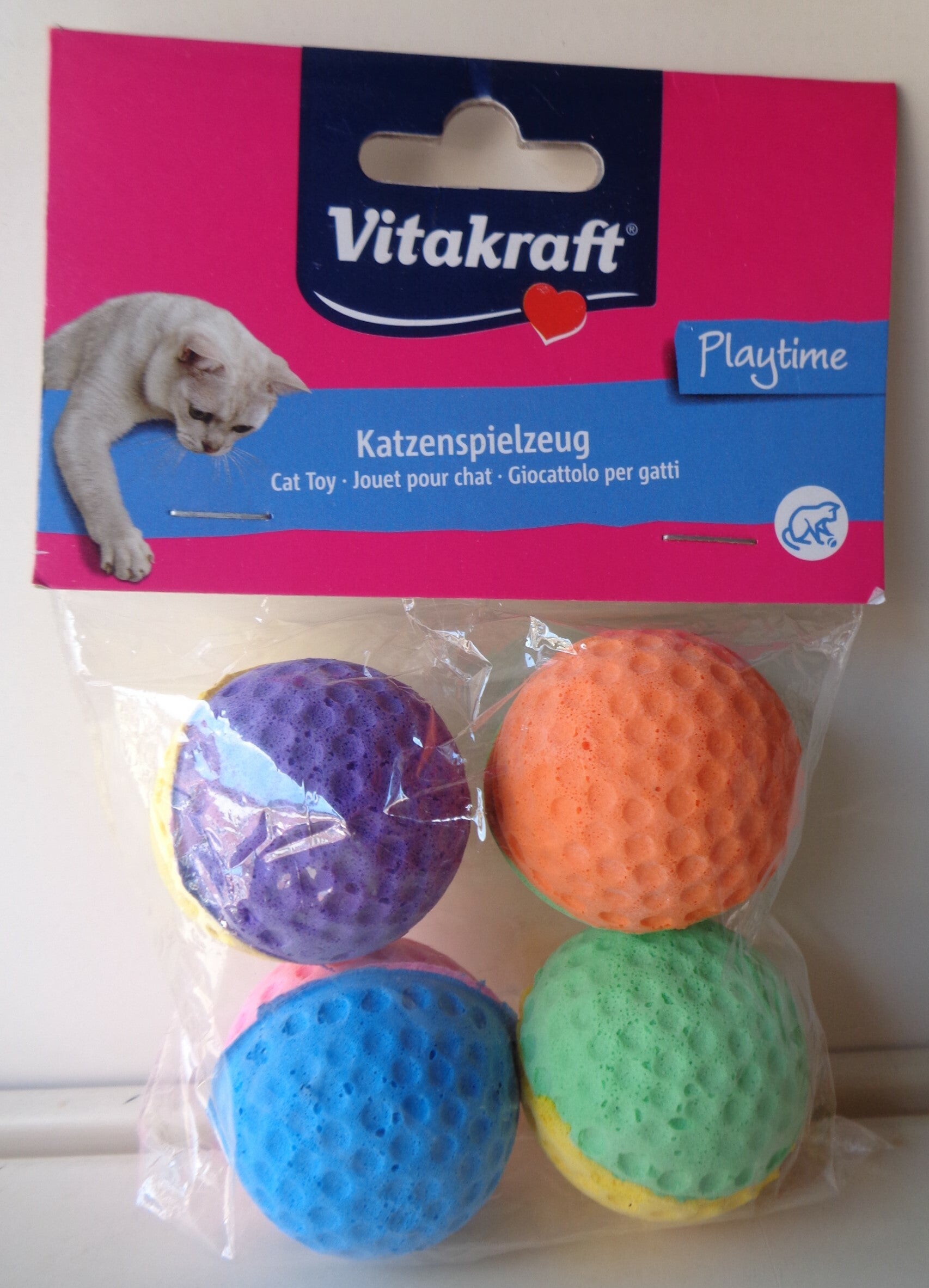 Vitakraft Spons balletjes Kattenspeelgoed