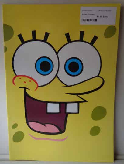 Sponge Bob A4 Gelijnd