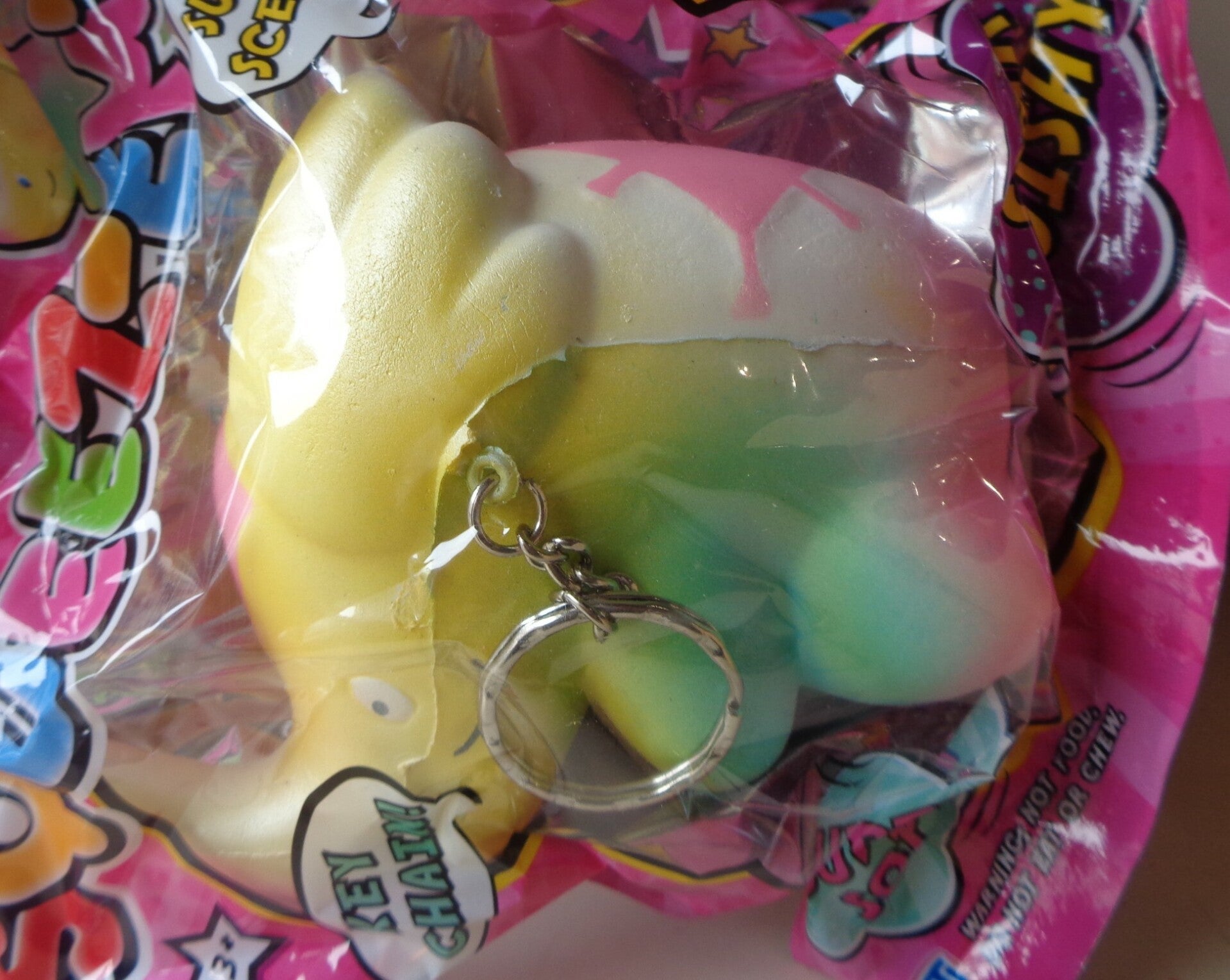 Sleutelhanger Kawaii Super Squishy Olifant