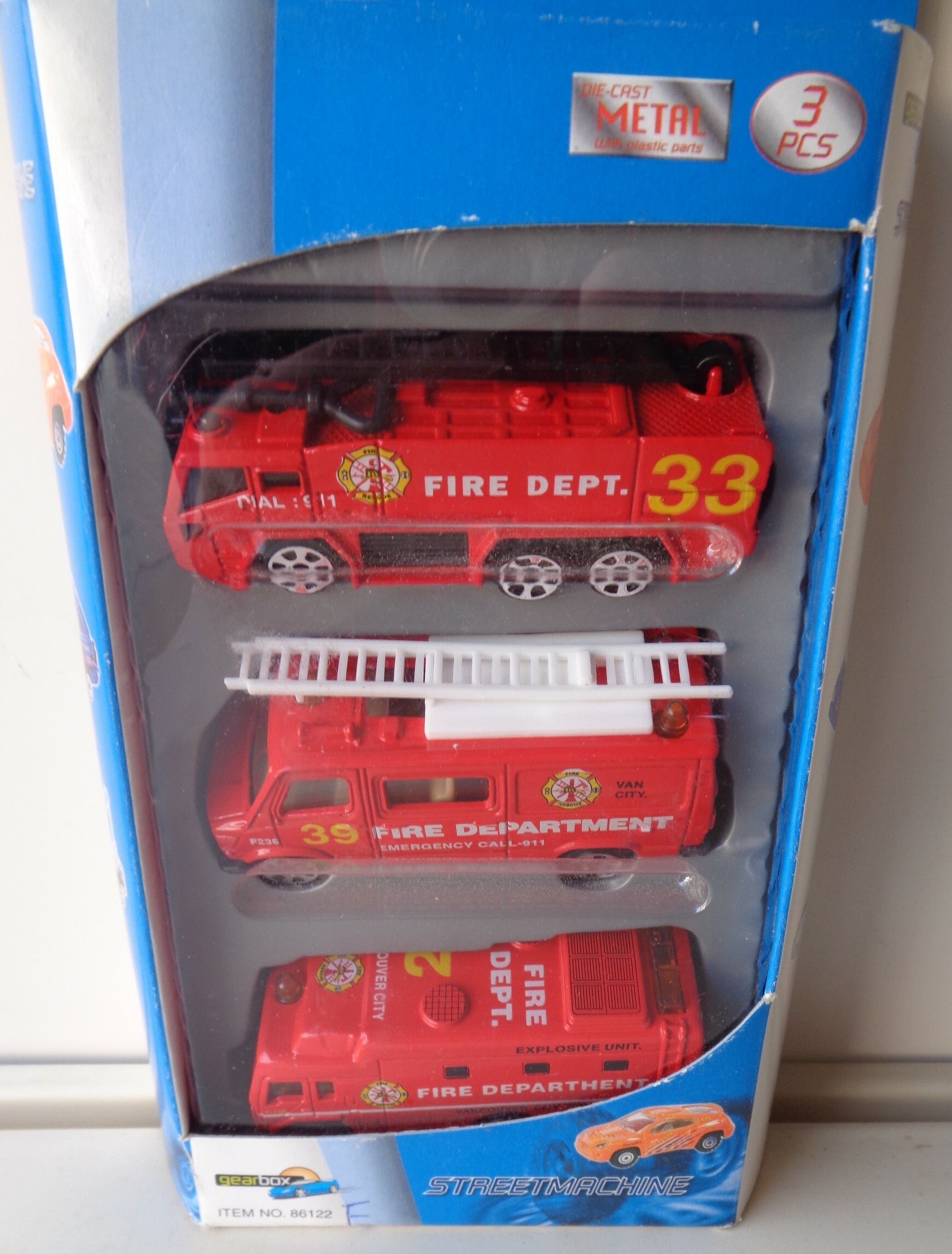 Gearbox Streetmachine Brandweer 7cm