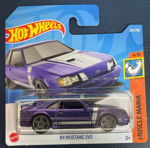 Hot Wheels Muscul Mania 4/10 Type '84 Mustang SVO