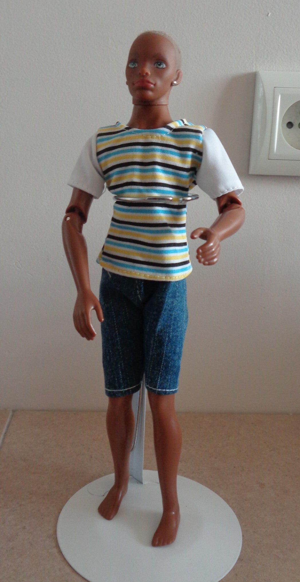 Tienerpoppen Outfit Heren Gestreept