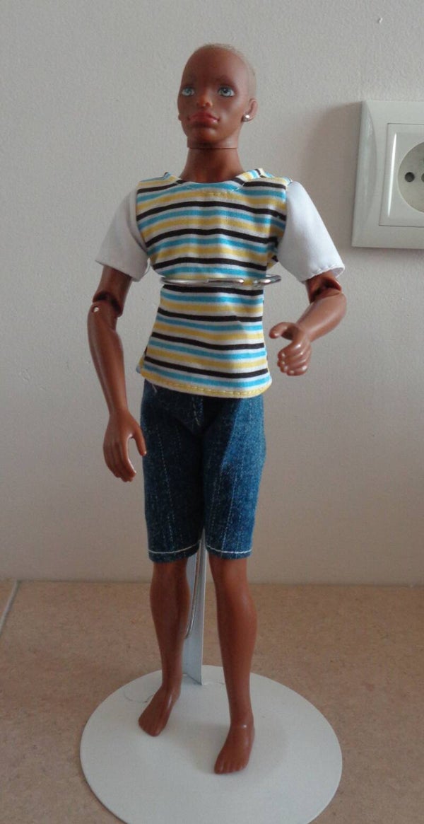 Tienerpoppen Outfit Heren Gestreept