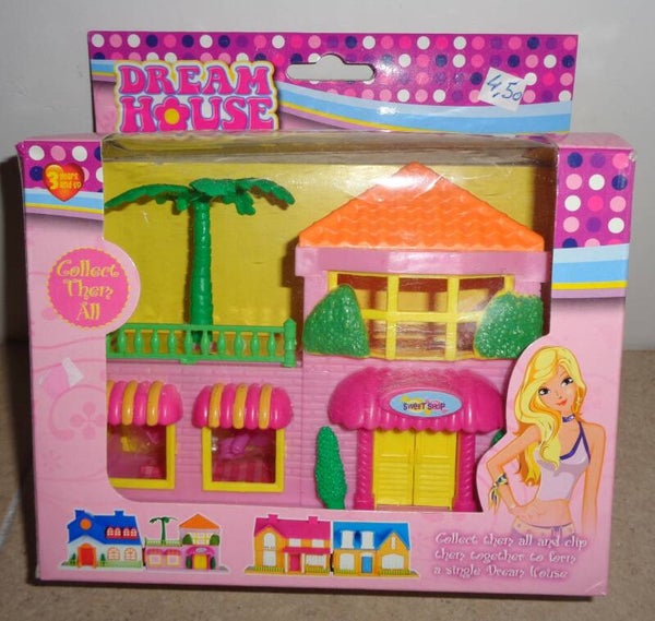 Jonotoys speelhuis Dream House 16.5 cm oranje
