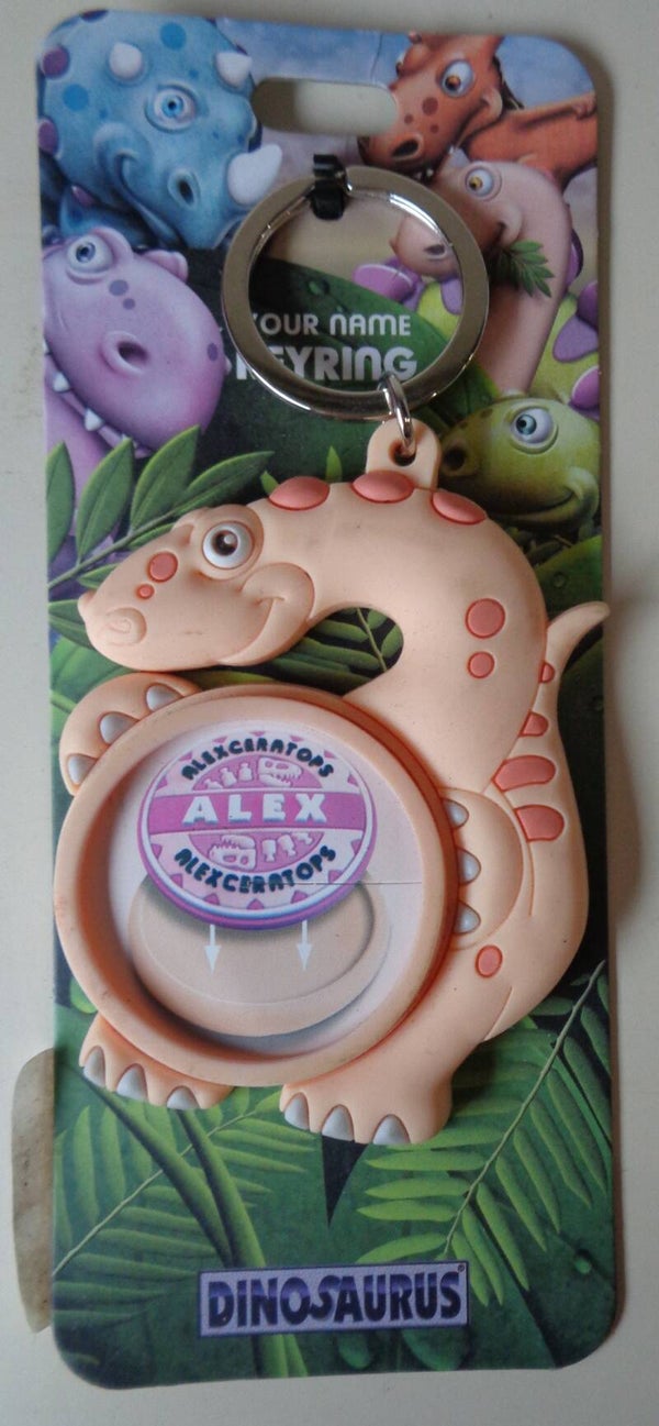 Sleutelhanger Dinosaurus Roze 10,50 Cm