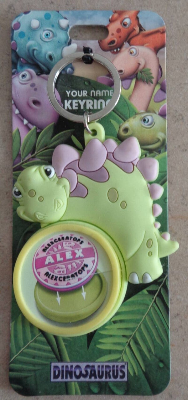 Sleutelhanger Dinosaurus Groen 9,50 Cm