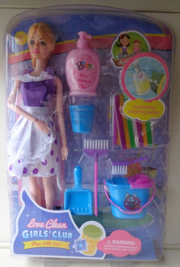 Mega Creative Schoonmaakster Met Accessoires