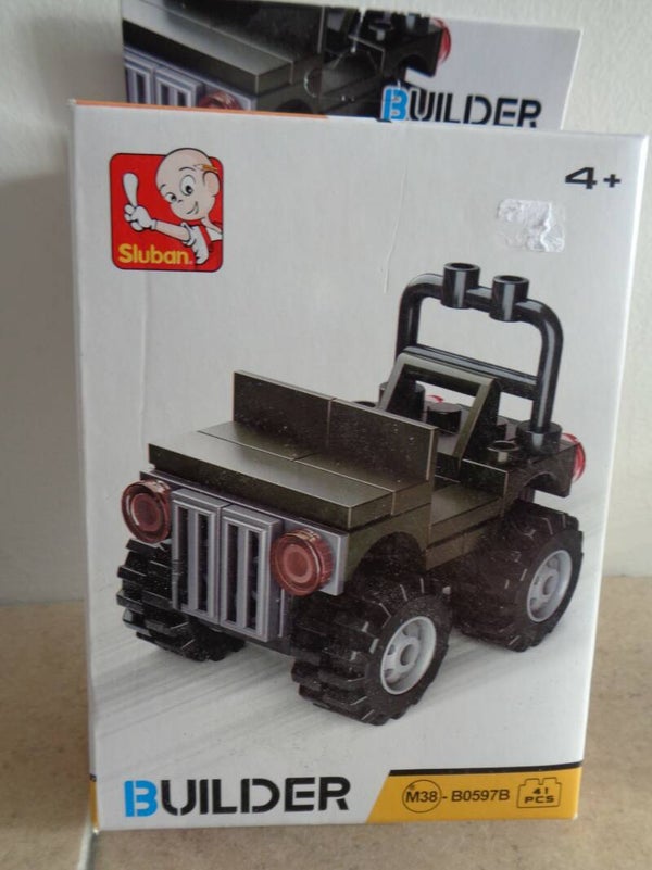 Sluban builder politie Jeep