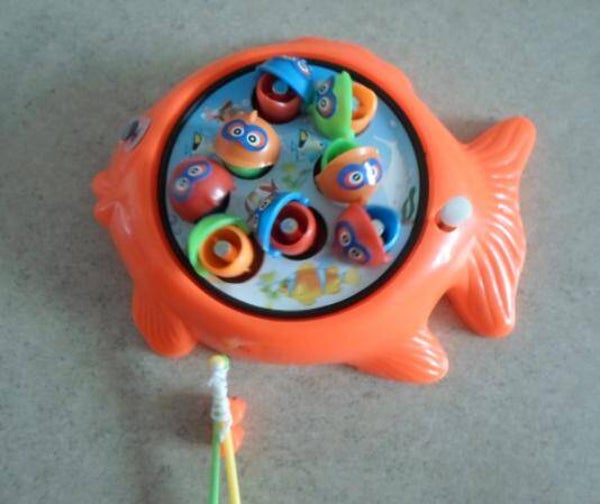 Magnetisch Vis Spel - Vissen Vangen - Visjes Hengelspel Oranje