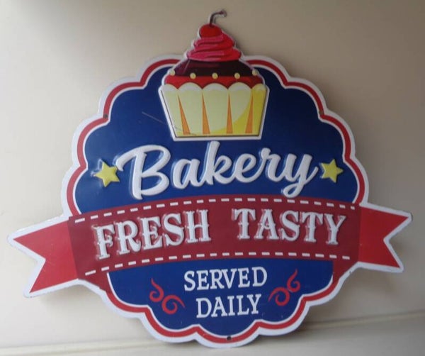 Metalen Muurdecoratie Bakery