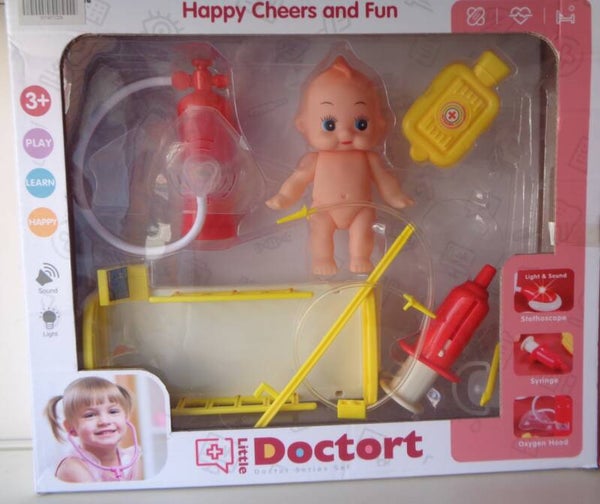 Kleine Dokter Set Roze
