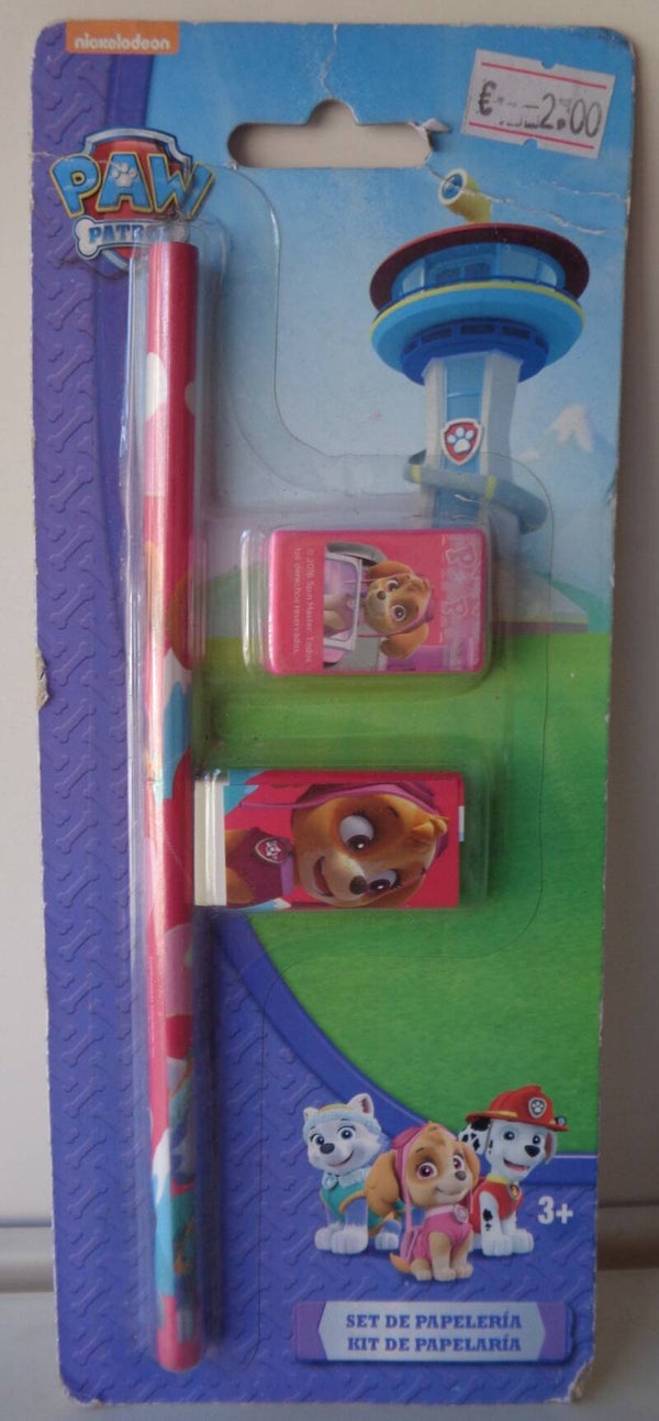 Nickelodeon Paw Petrol Schrijf Set 3 DeligN