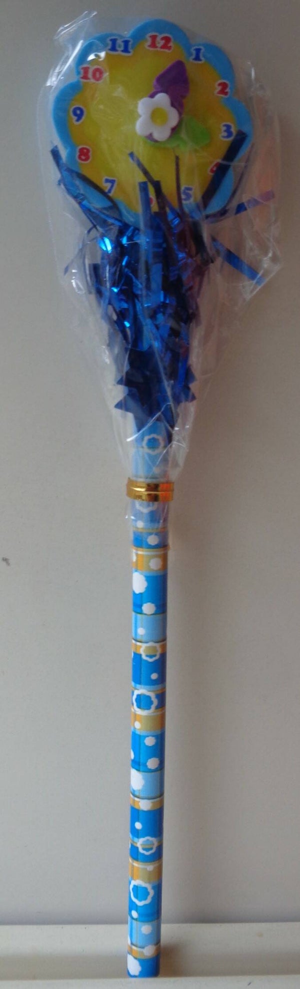 Potlood Met Gom Klok Blauw