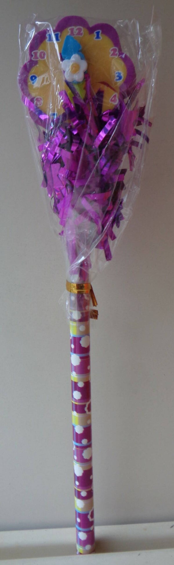 Potlood Met Gom Klok Paars