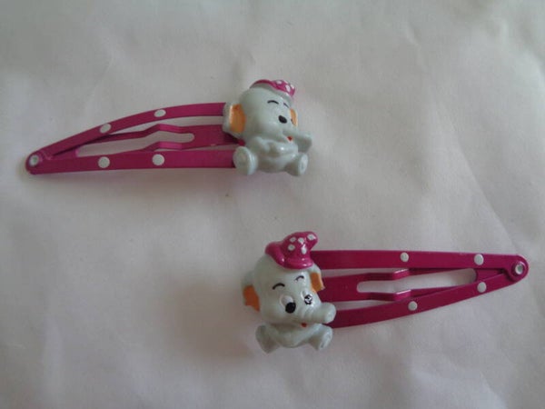 Haarspelden Dumbo Roze Per 2 Stuks