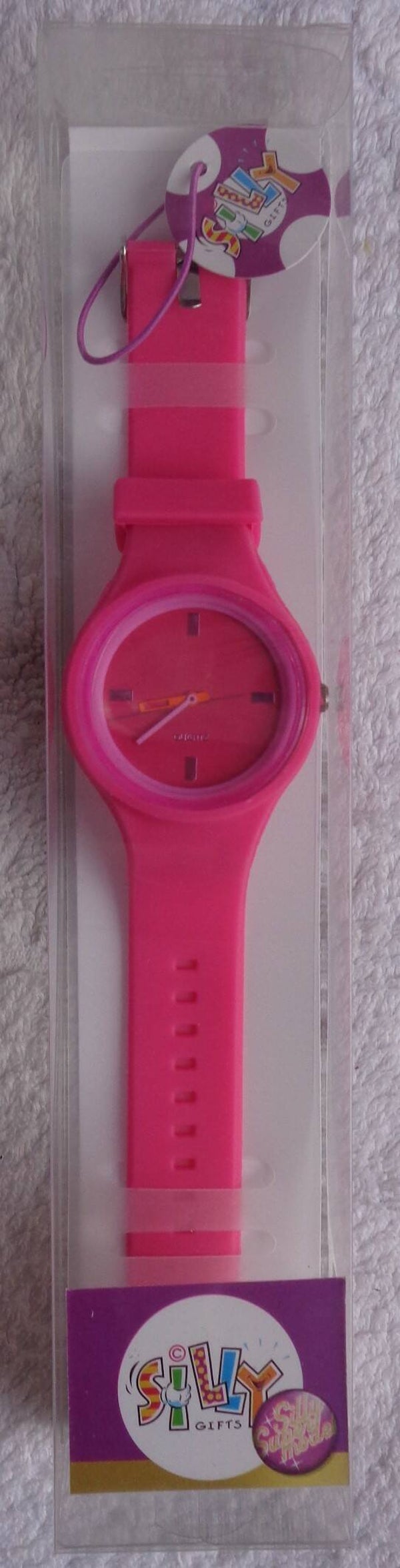 Quartz Uurwerk Siliconen Roze 23 cm