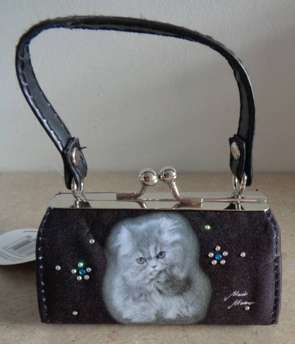 Mini Handtasje Kat Wit