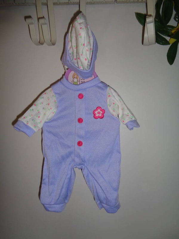 Babypoppen Ensemble Bloem Blauw
