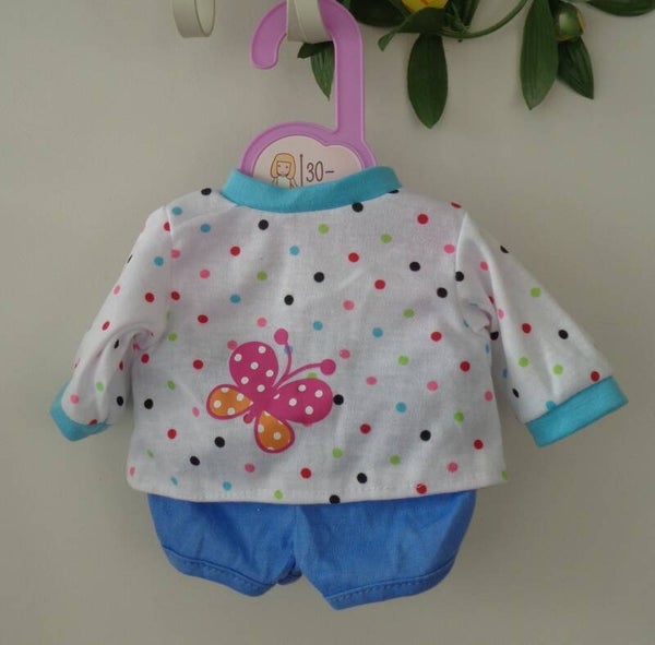 Babypoppen ensemble Vlinder