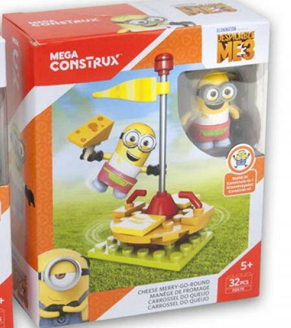 Despicable Me Mega Construx Minions Kaas Merry-Go-Round Set