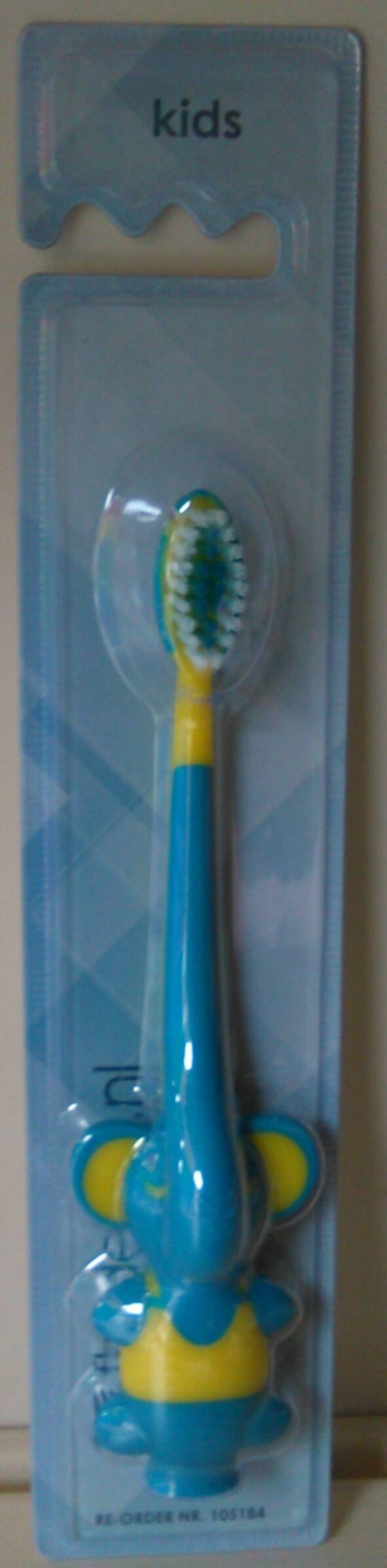 Kinder Tandenborstel Olifant 2 - 5 Jaar: Roze en Blauw