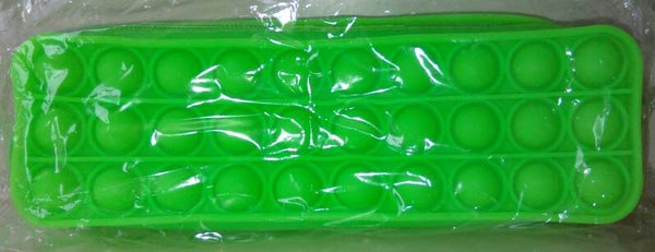 ABC Fidget Pop It Pennenzak 3 Rijen Groen