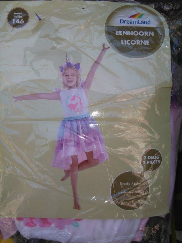 Kinder Verkleedkleedje Unicorn - Eenhoorn