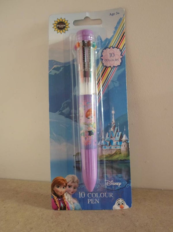 Frozen Balpen met 6 verschillende kleuren