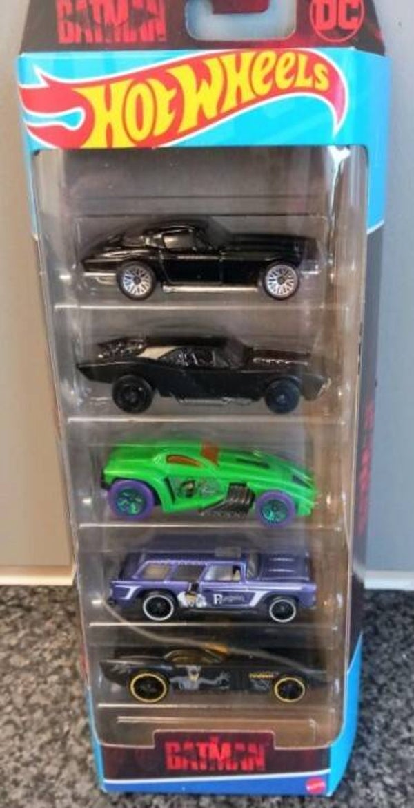 Mattel Hot Wheels 5-Pack - Batman