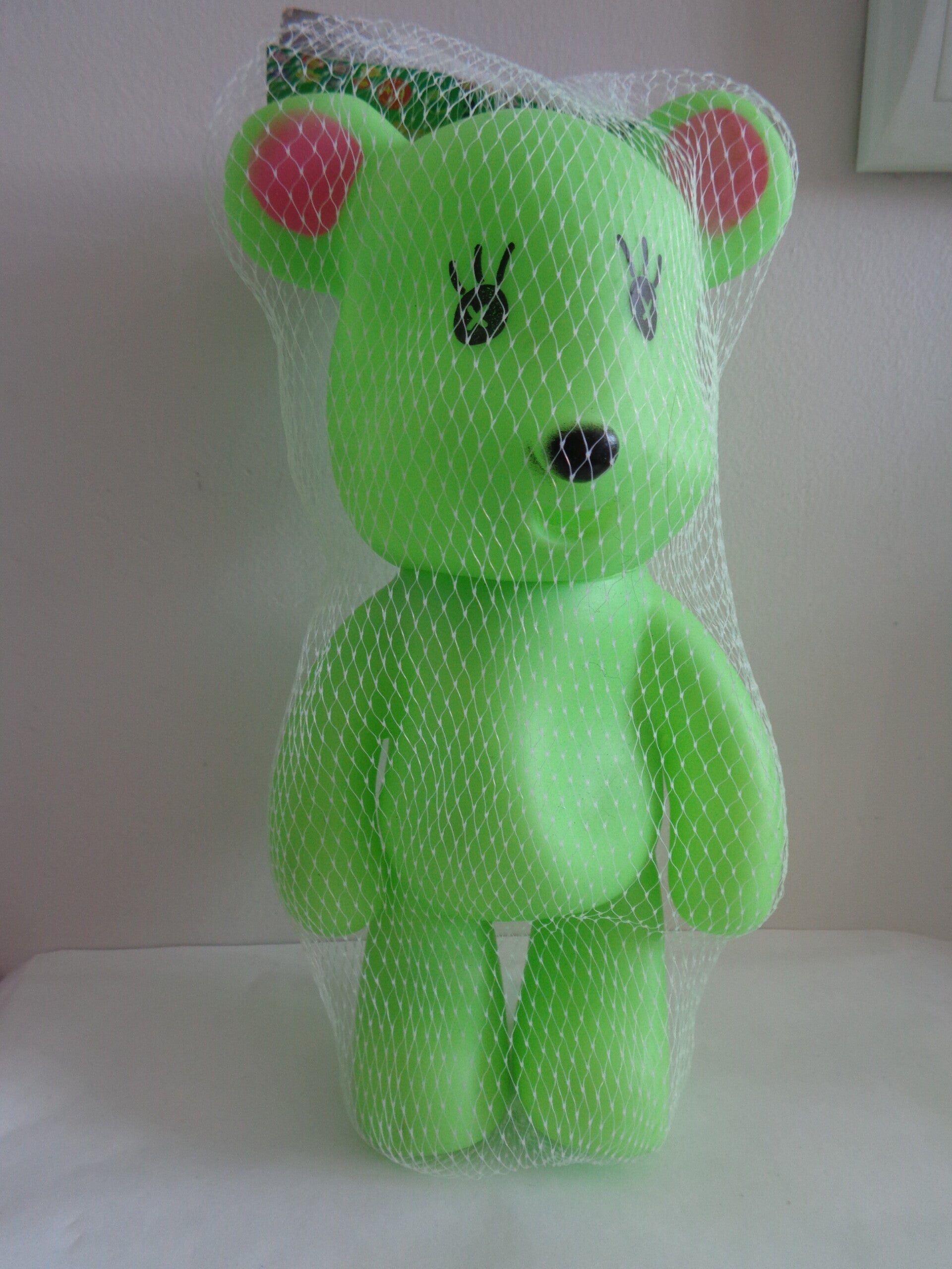 (Honden) Speelgoed Beer Zacht Groen 20 cm