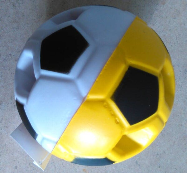 Galaxy Stuiter Voetbal Met Licht Geel/Wit