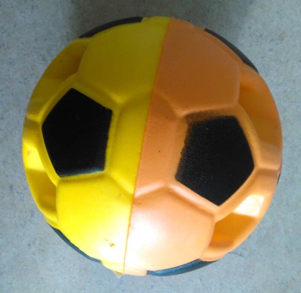 Galaxy Stuiter Voetbal Met Licht Geel/Oranje