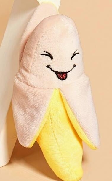 Dieren - Honden - Katten Knuffel Gepelde Banaan 15 * 9 Cm
