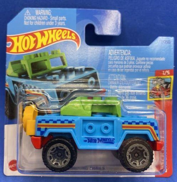 ABC Hot Wheels Brick Rides 1/5 Type Bricking Trails